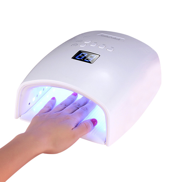 48W Cordless UV Nail Lamp Dryer 30 LEDs ຫມໍ້ໄຟ 7800mAh